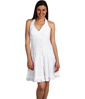 White Halter Dress- Clothing- White - Shipped Free at Zappos