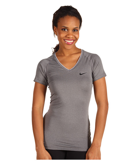 Cheap Nike Pro Core Ii Fitted Shirt Carbonheather Black