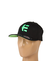 Cheap Etnies Icon 5 Flexfit Hat Black Green Black