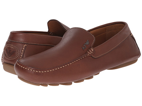 Armani Jeans LoaferDriver Chestnut - Zappos Free Shipping BOTH ...