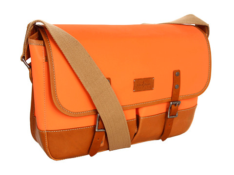 Cole Haan Hermitage Messenger Bag Corporate Orange/Camello