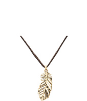 Lucky Brand  Openwork Feather Necklace  image