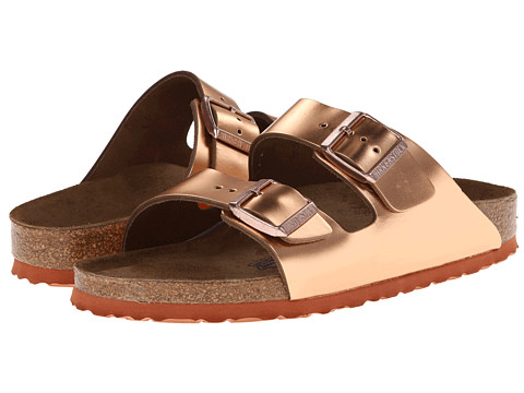 ... Arizona Soft Footbed Copper Metallic Leather | Shipped Free at Zappos