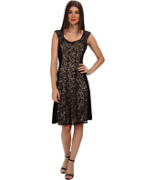 London Times  Lace Fit And Flare Dress  image