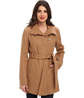 Ellen Tracy  Belted Trench w/ Gold Clip Detail  image