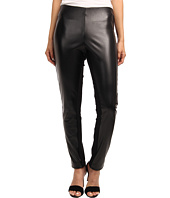 DKNYC  Faux Leather Front and Back Legging  image