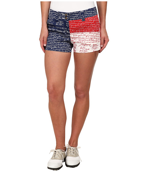 Loudmouth Golf Declaration Of Indepants Mini Shorts 
