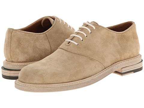 Band of Outsiders Calf Suede Slipped Heel Saddle Shoe 