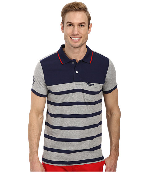 U.S. POLO ASSN. Slim Fit Color Block Jersey Polo 