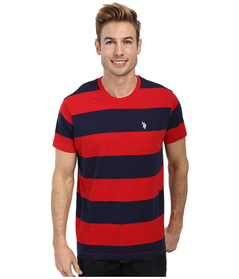 U.S. POLO ASSN. Wide Stripe T-Shirt 