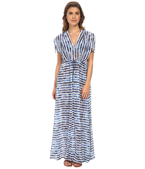 Seafolly Inked Stripe H2O Maxi Cover-Up 