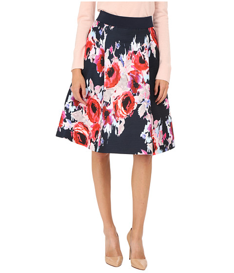 Kate Spade New York Hazy Floral Midi Skirt 