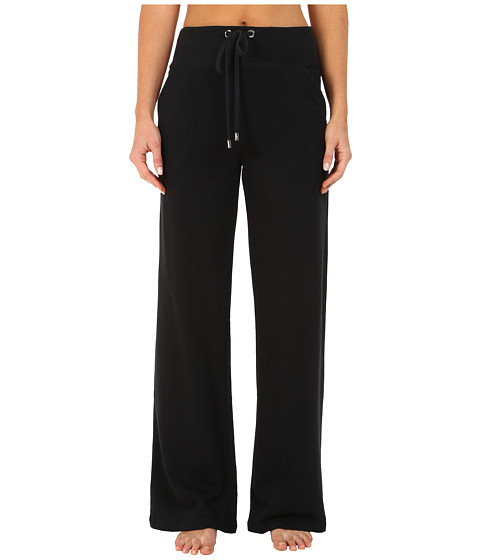 Yummie by Heather Thomson Wide Leg Pants w/ Ribbed Detail 