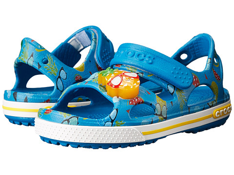 Crocs Kids Crocband II Pineapple LED Sandal (Toddler/Little Kid) 