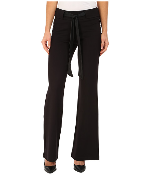 Jag Jeans Cece Palazzo Wide Leg in Double Knit Ponte in Black 