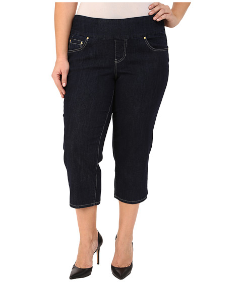 Jag Jeans Plus Size Plus Size Echo Crop in Dark Shadow Comfort Denim 