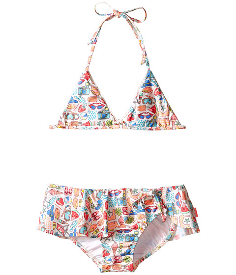 Seafolly Kids Seaside Lane Triangle Bikini (Infant/Toddler/Little Kids) 
