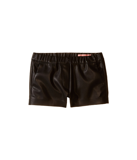 Blank NYC Kids Vegan Leather Elastic Band Shorts in Pussy Cat (Big Kids) 