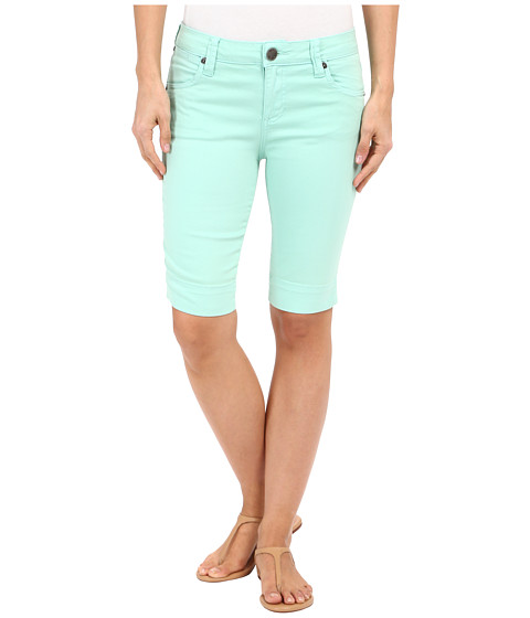 KUT from the Kloth Natalie Bermuda Shorts in Mint 