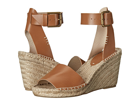 Soludos Open Toe Wedge Leather 
