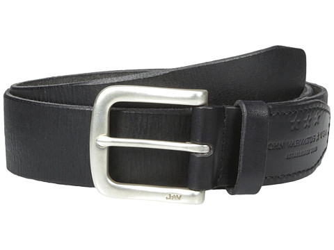 John Varvatos 38mm Harness Textured Leather Belt 