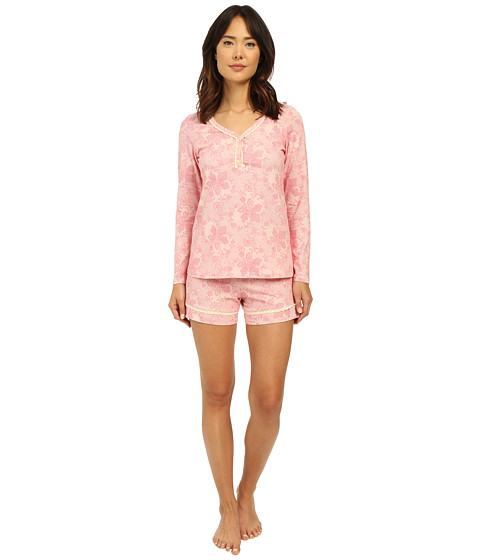 BedHead Long Sleeve Sweetheart Shorts Pajama Set 