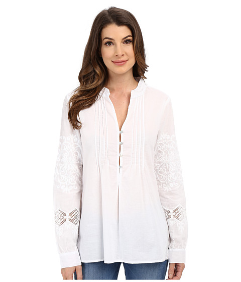 Dylan by True Grit Embroidered Long Sleeve Shirt 