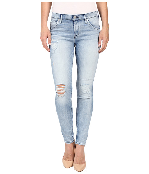 Hudson Lilly Mid-Rise Ankle Skinny with Distress in Rialto 