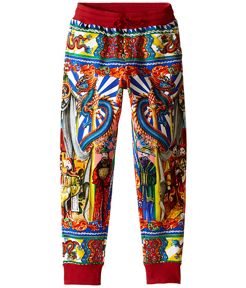 Dolce & Gabbana Kids Printed Jogger Pants (Big Kids) 