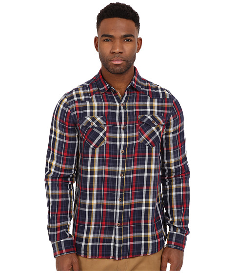 Mavi Jeans Lined Checked Button Down 