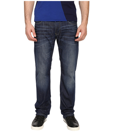 Armani Jeans Regular Fit Button Fly Jeans in Denim 