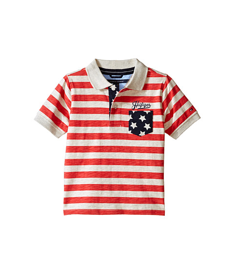 Tommy Hilfiger Kids Americana Short Sleeve Polo (Toddler/Little Kids) 