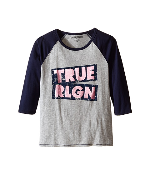 True Religion Kids Long Sleeve Raglan Tee Shirt (Little Kids/Big Kids) 