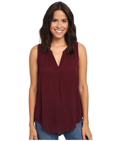 Dylan by True Grit Solid Sleeveless Tunic 