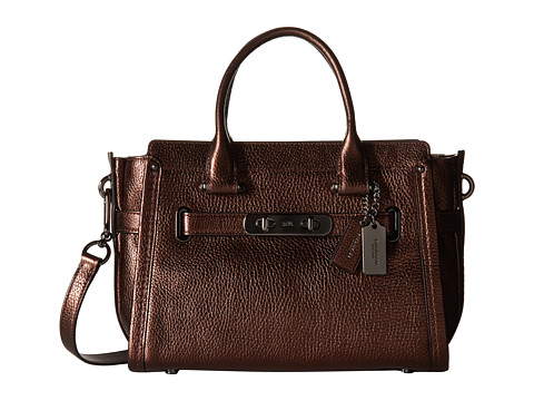 COACH Pebbled Leather Coach Swagger 27 