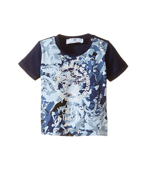 Versace Kids Short Sleeve Tee with Logo Detail (Infant) 