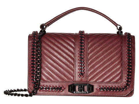 Rebecca Minkoff Love Crossbody with Chain and Top-Handle 