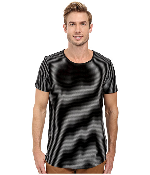 Kenneth Cole Sportswear Short Sleeve Striped Crew T-Shirt 
