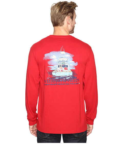 Vineyard Vines Long Sleeve Santa Sportfishing T-Shirt 