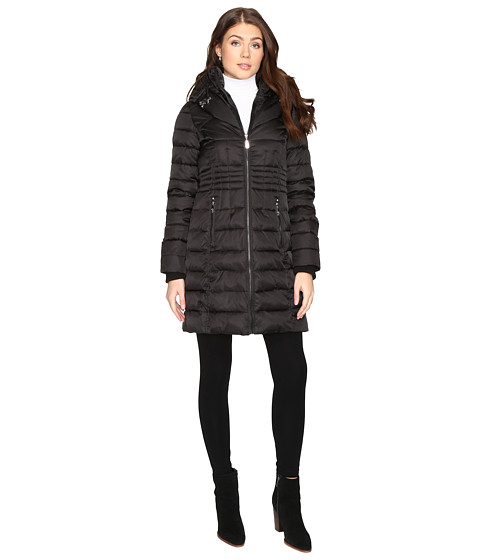 Betsey Johnson Quilted Zip Puffer 