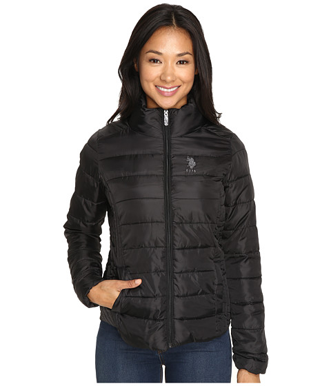 U.S. POLO ASSN. Quilted Puffer Zip-Up Jacket 