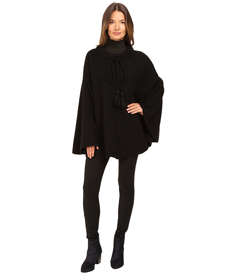 ATM Anthony Thomas Melillo Poncho with Long Tassel Cords 