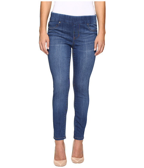 Liverpool Petite Sienna Pull-On Ankle Jeans in Lanier Mid Indigo 