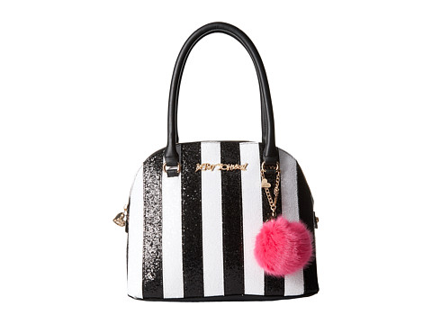 Betsey Johnson Candy Cane Dome Satchel 