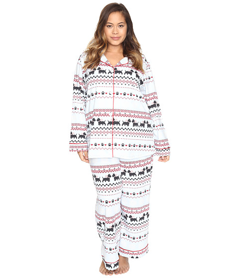 BedHead Plus Size Long Sleeve Classic Pajama Set 