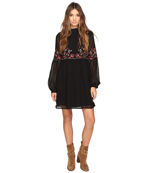 ROMEO & JULIET COUTURE High Neck Embroidered Dress 