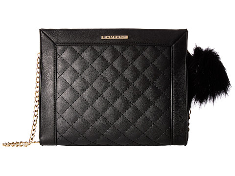 Rampage Diamond Quilted Rectangle Crossbody 