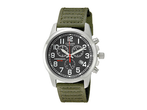 Citizen Watches AT0200-05E Eco-Drive Chronograph Canvas Watch