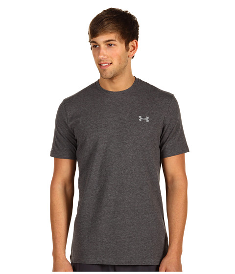 Best Review Under Armour Charged Cottonยฎ S/S Tee Carbon Heather/Steel ...