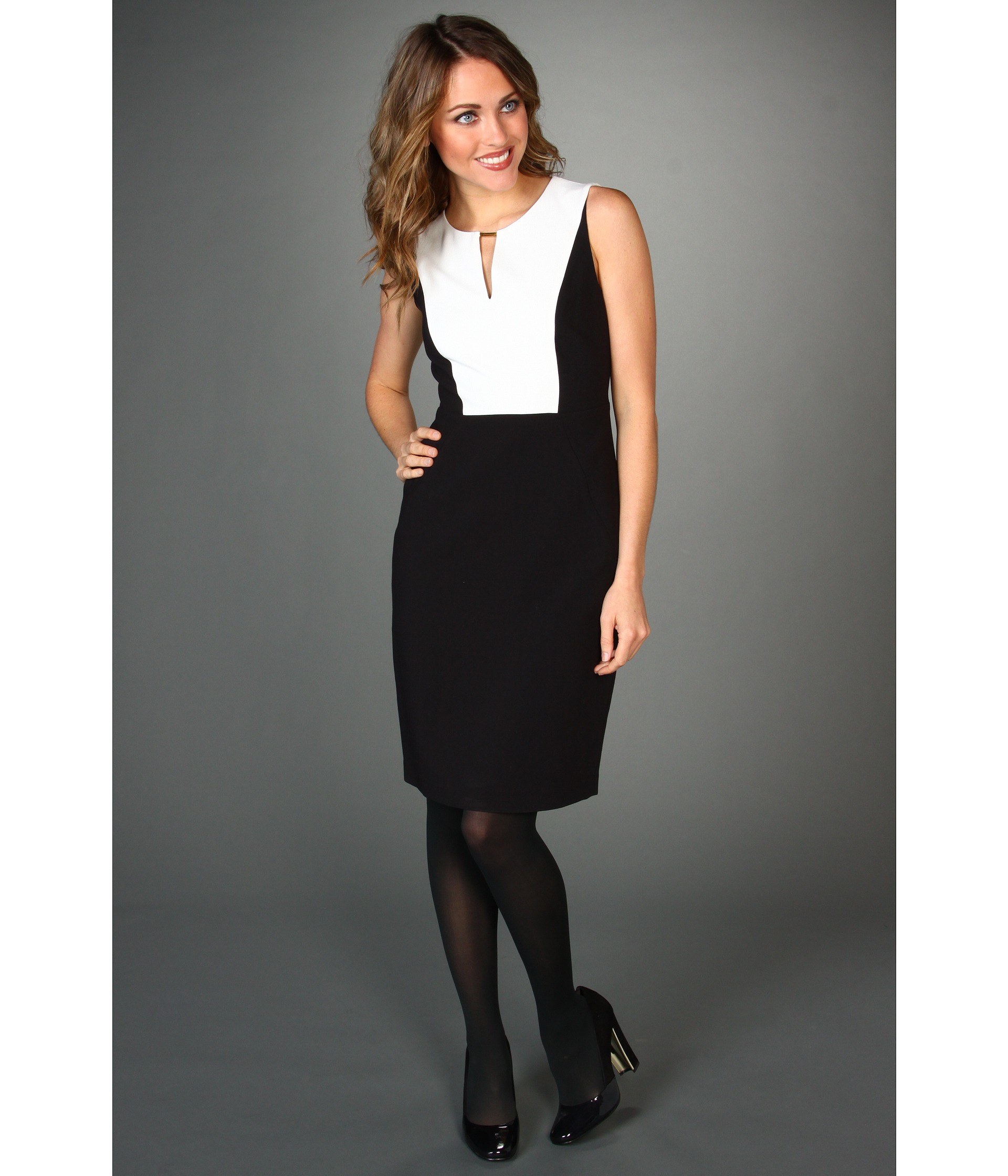 Calvin Klein Sleeveless Colorblocked Dress $96.99 ( 25% off MSRP $129